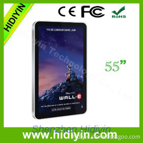 55" WIFI advertising players wall mounted floor standing